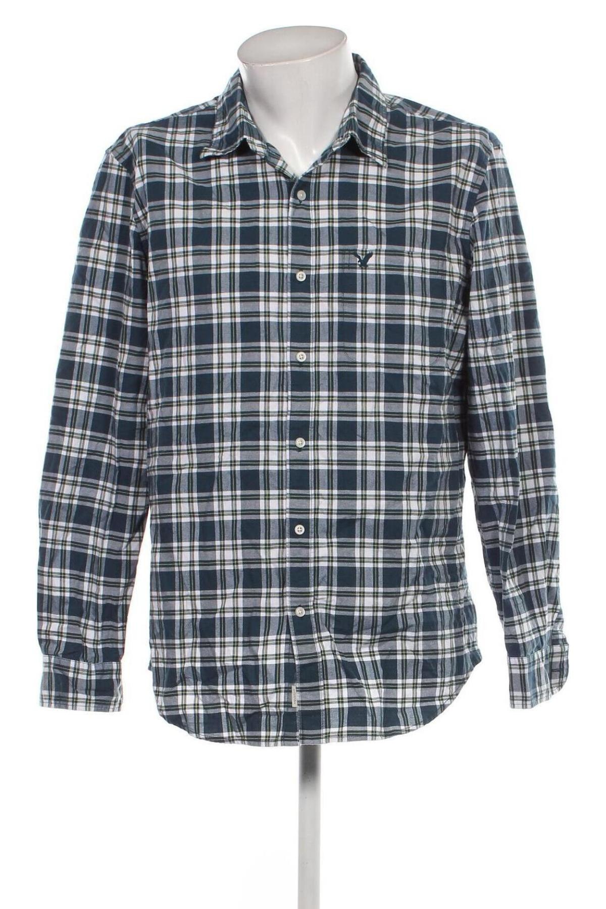 Ανδρικό πουκάμισο American Eagle, Μέγεθος XL, Χρώμα Μπλέ, Τιμή 7,15 €