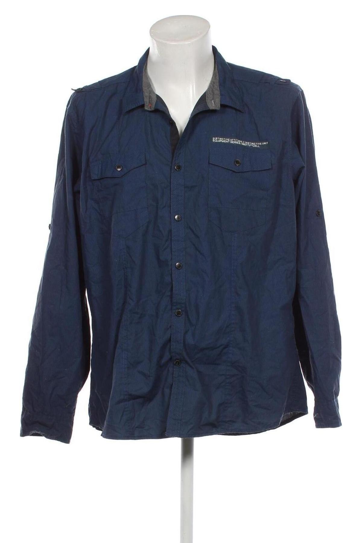 Herrenhemd Angelo Litrico, Größe XXL, Farbe Blau, Preis € 7,06