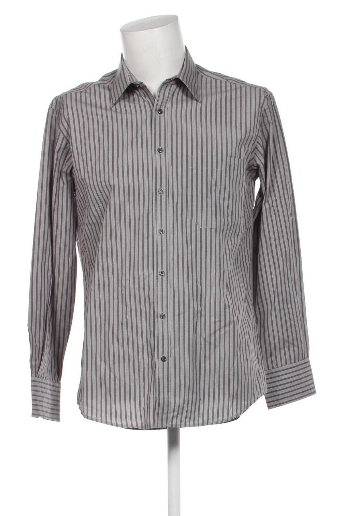 Мъжка риза Angelo Litrico, Размер M, Цвят Сив, Цена 10,15 лв.