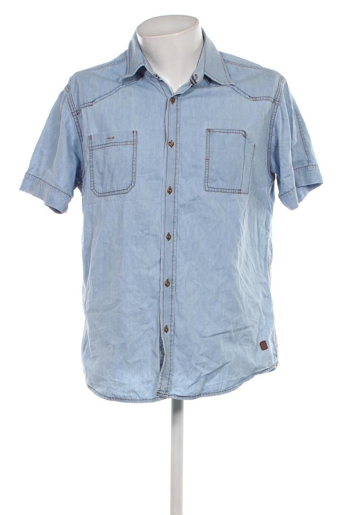 Мъжка риза Authentic Clothing Company, Размер XL, Цвят Син, Цена 29,00 лв.
