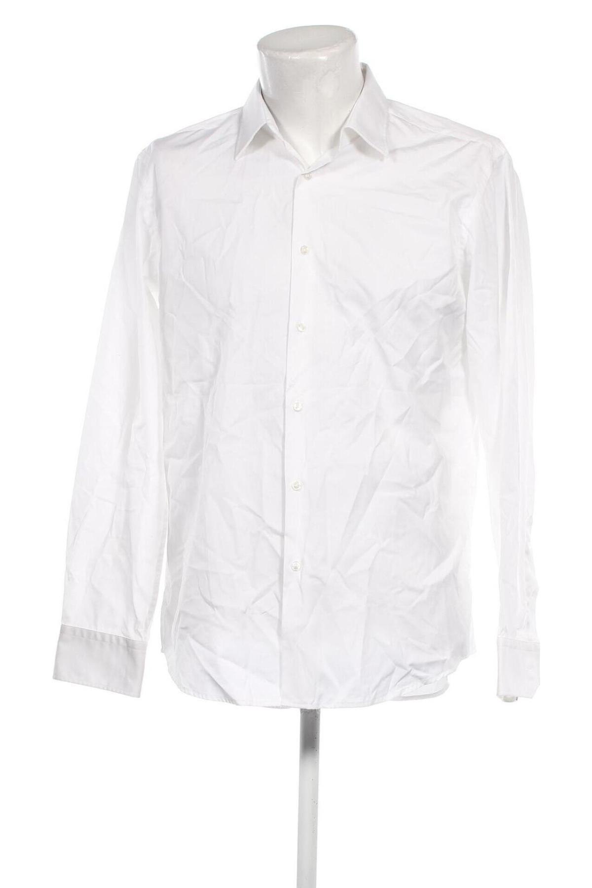 Herrenhemd BOSS, Größe L, Farbe Weiß, Preis 80,72 €