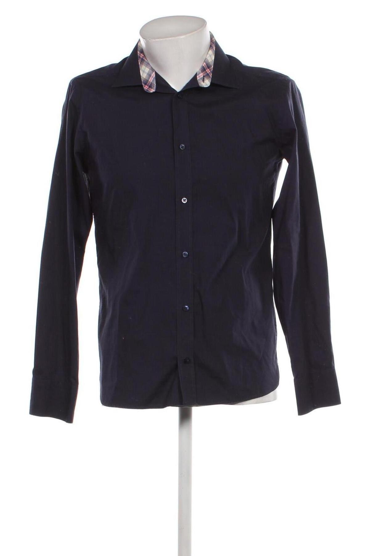 Ανδρικό πουκάμισο Bertoni, Μέγεθος M, Χρώμα Μπλέ, Τιμή 28,13 €