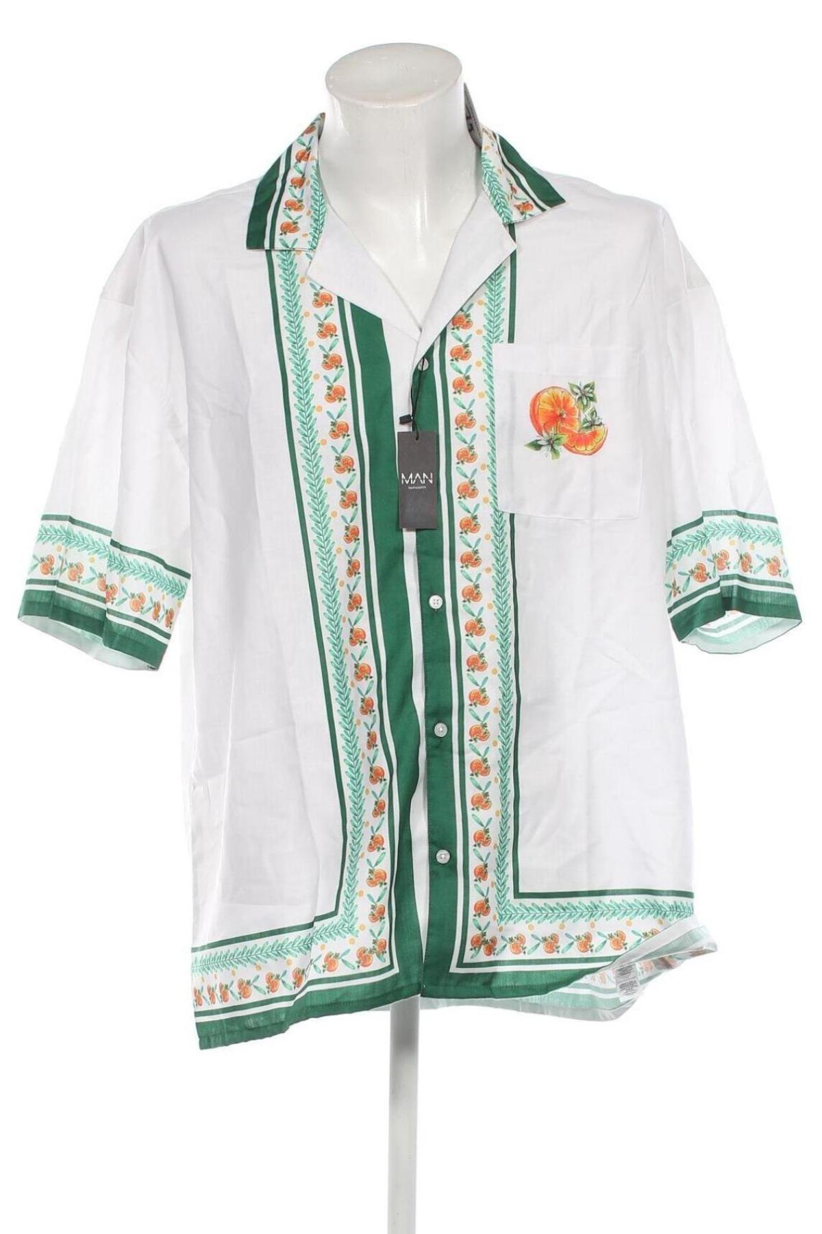 Ανδρικό πουκάμισο Boohoo, Μέγεθος XL, Χρώμα Πολύχρωμο, Τιμή 23,71 €