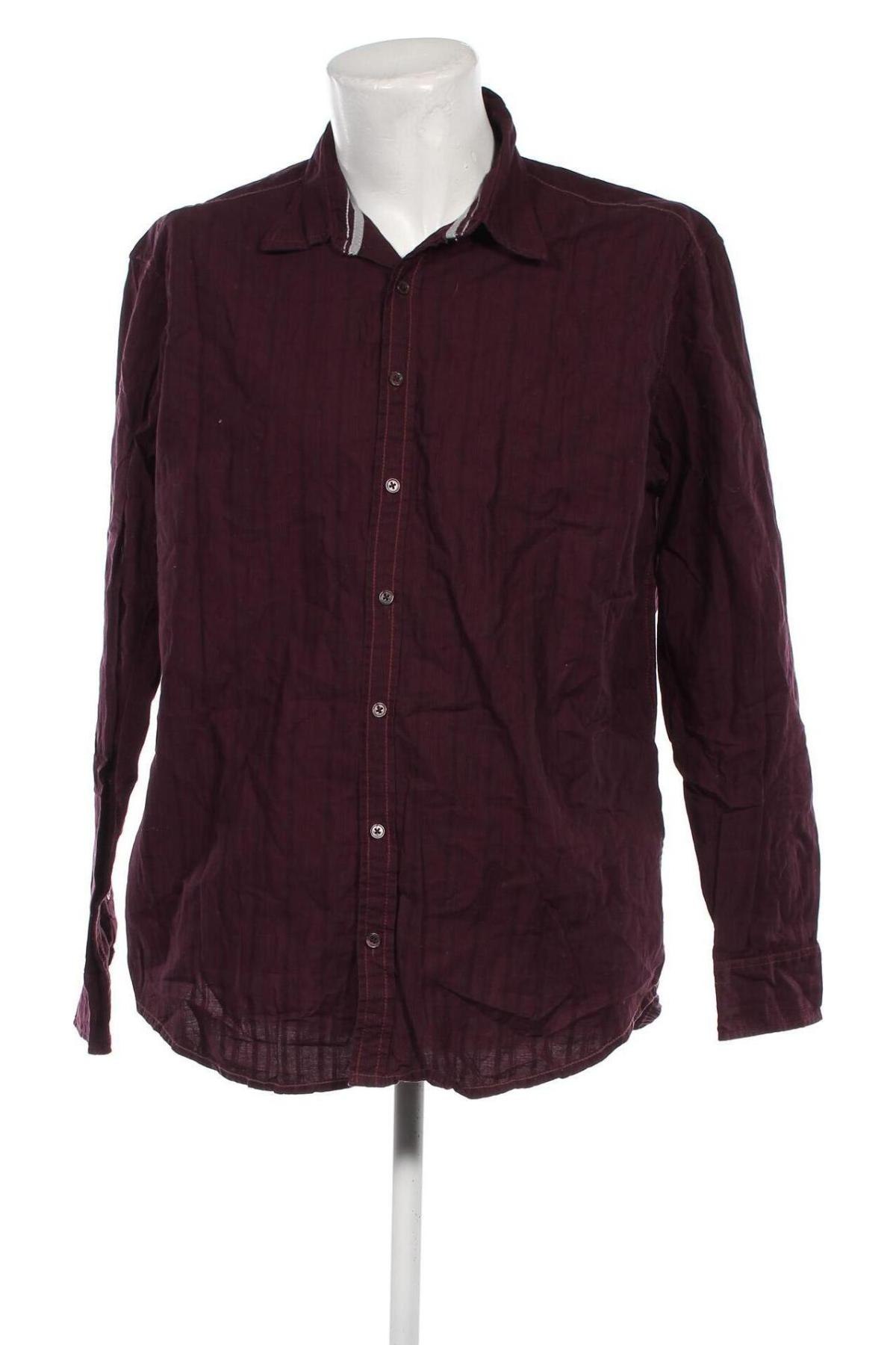 Ανδρικό πουκάμισο Canda, Μέγεθος XL, Χρώμα Βιολετί, Τιμή 6,10 €
