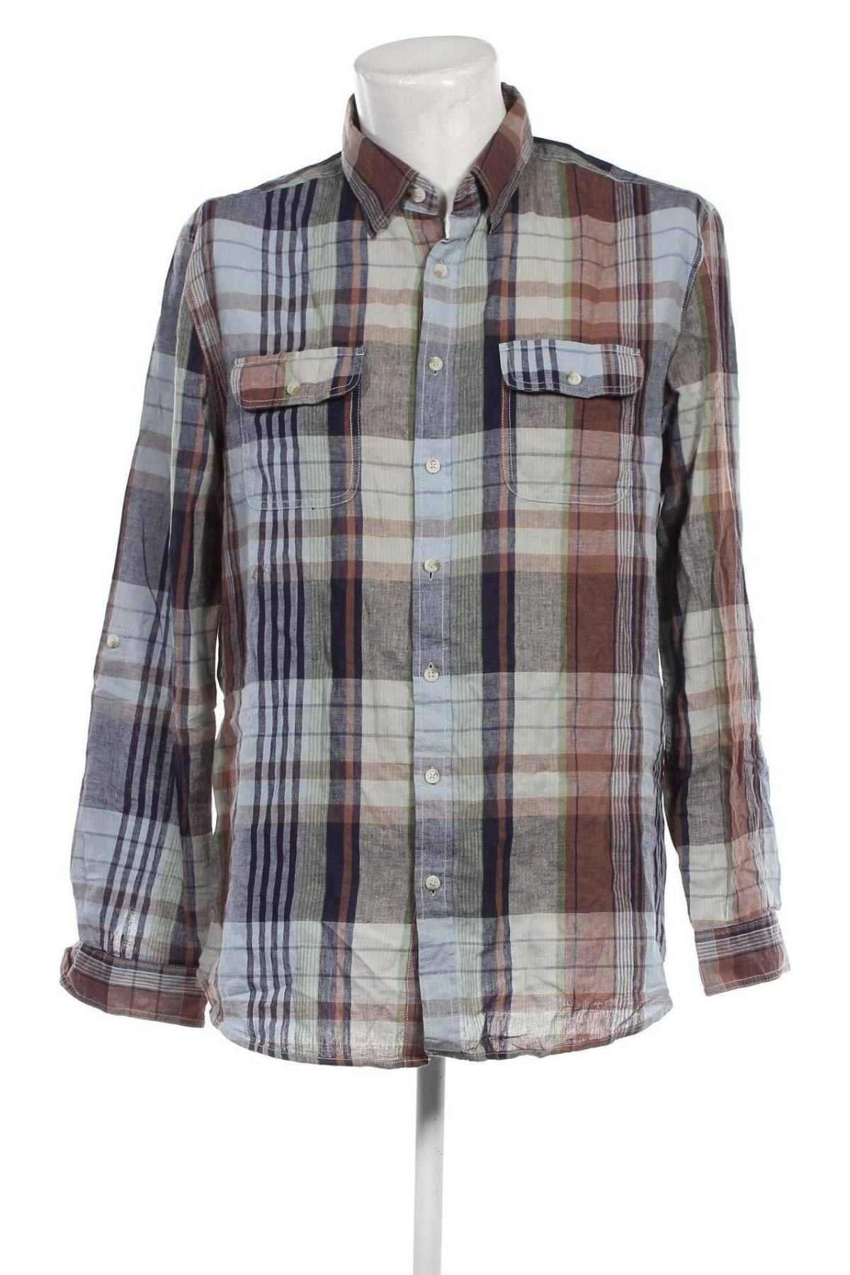 Ανδρικό πουκάμισο Dressmann, Μέγεθος XL, Χρώμα Πολύχρωμο, Τιμή 9,46 €