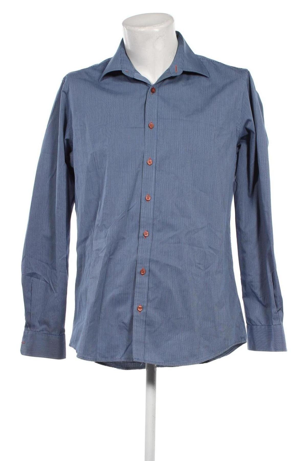 Pánská košile  Dressmann, Velikost L, Barva Modrá, Cena  157,00 Kč