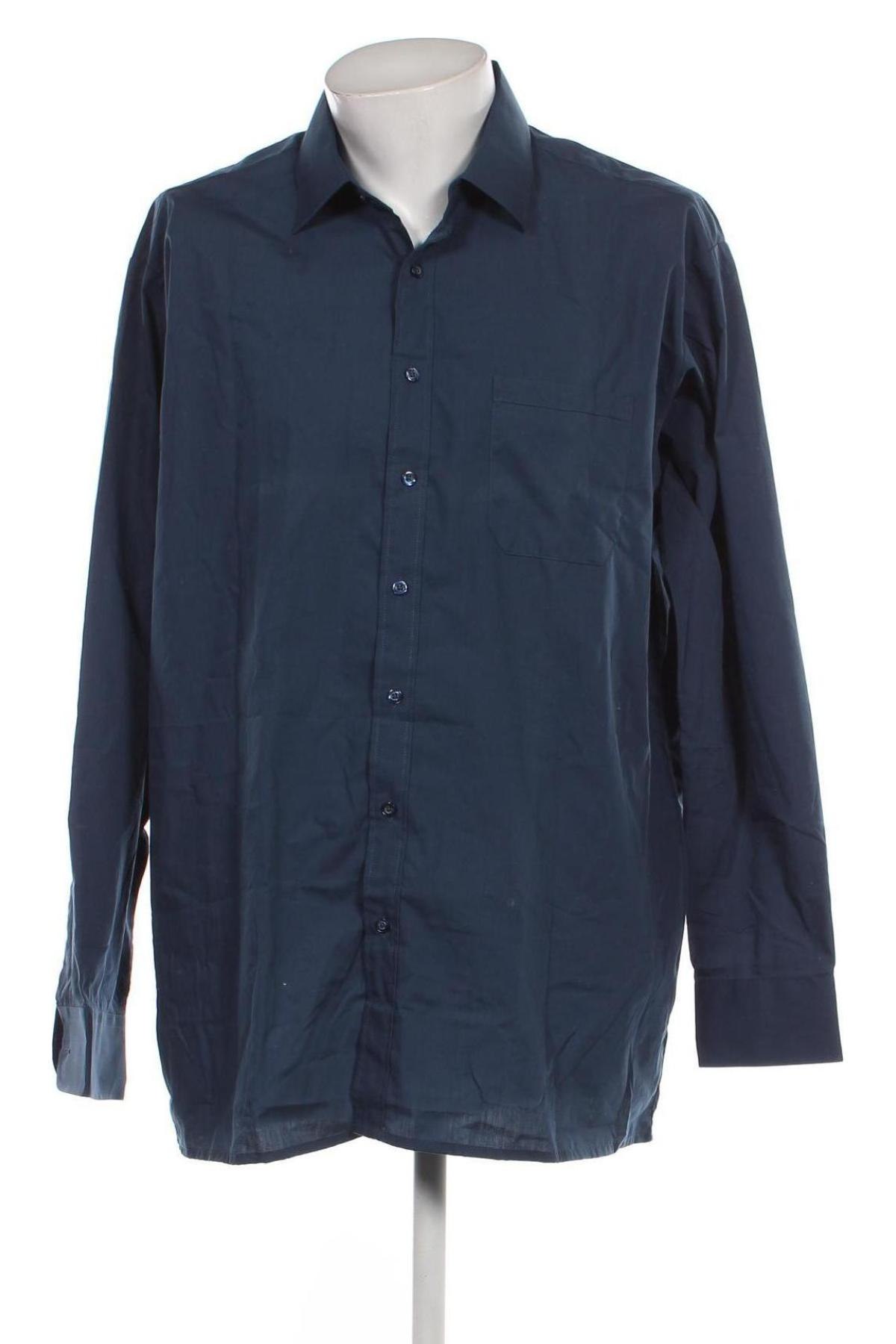 Pánska košeľa  Dressmann, Veľkosť XL, Farba Modrá, Cena  6,56 €