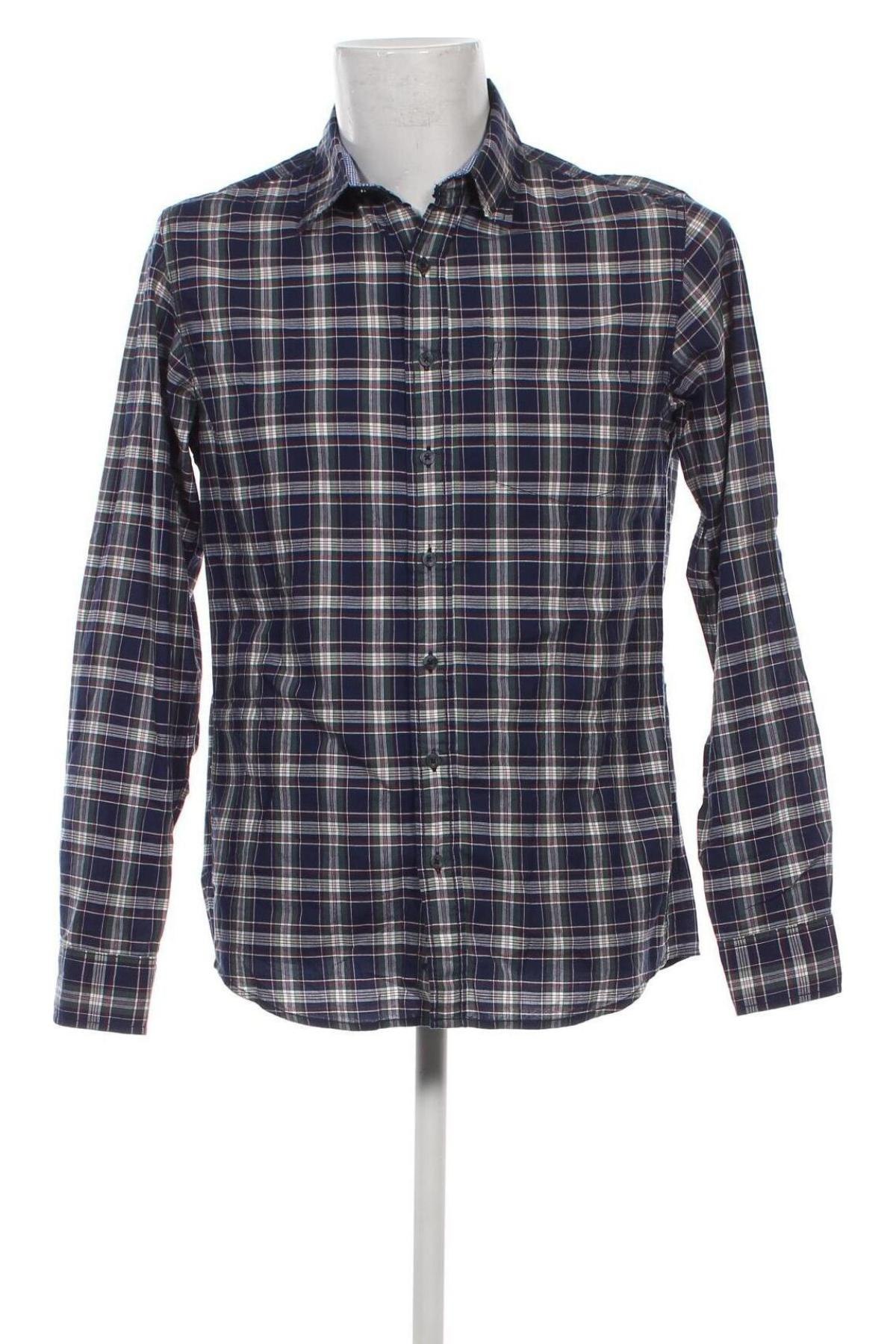 Ανδρικό πουκάμισο Dressmann, Μέγεθος M, Χρώμα Πολύχρωμο, Τιμή 6,31 €