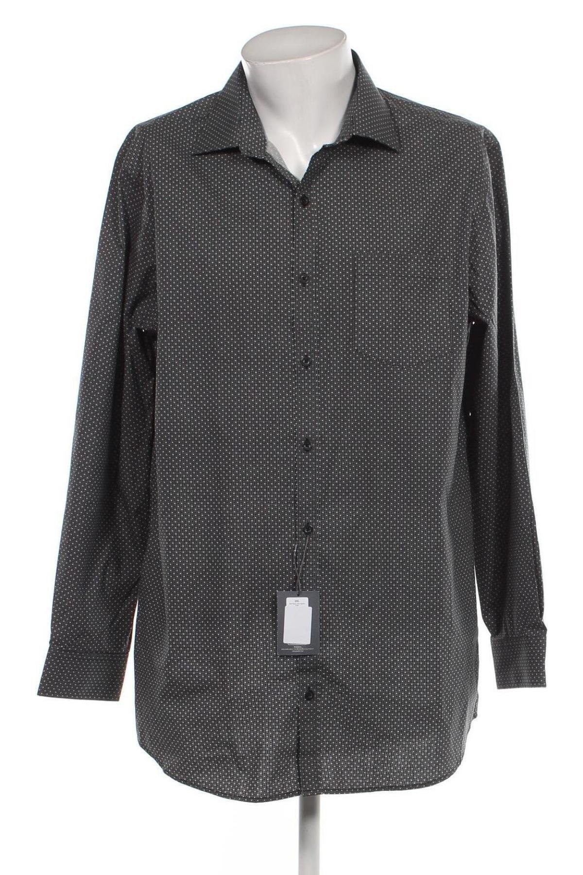Мъжка риза Dressmann, Размер XXL, Цвят Сив, Цена 41,44 лв.