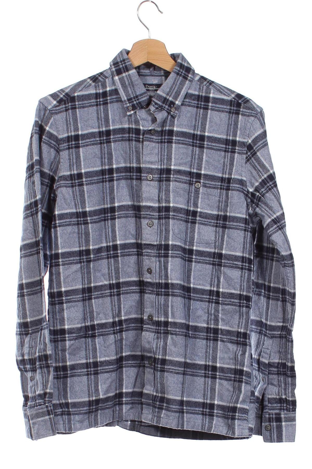 Ανδρικό πουκάμισο Dustin, Μέγεθος M, Χρώμα Μπλέ, Τιμή 5,05 €