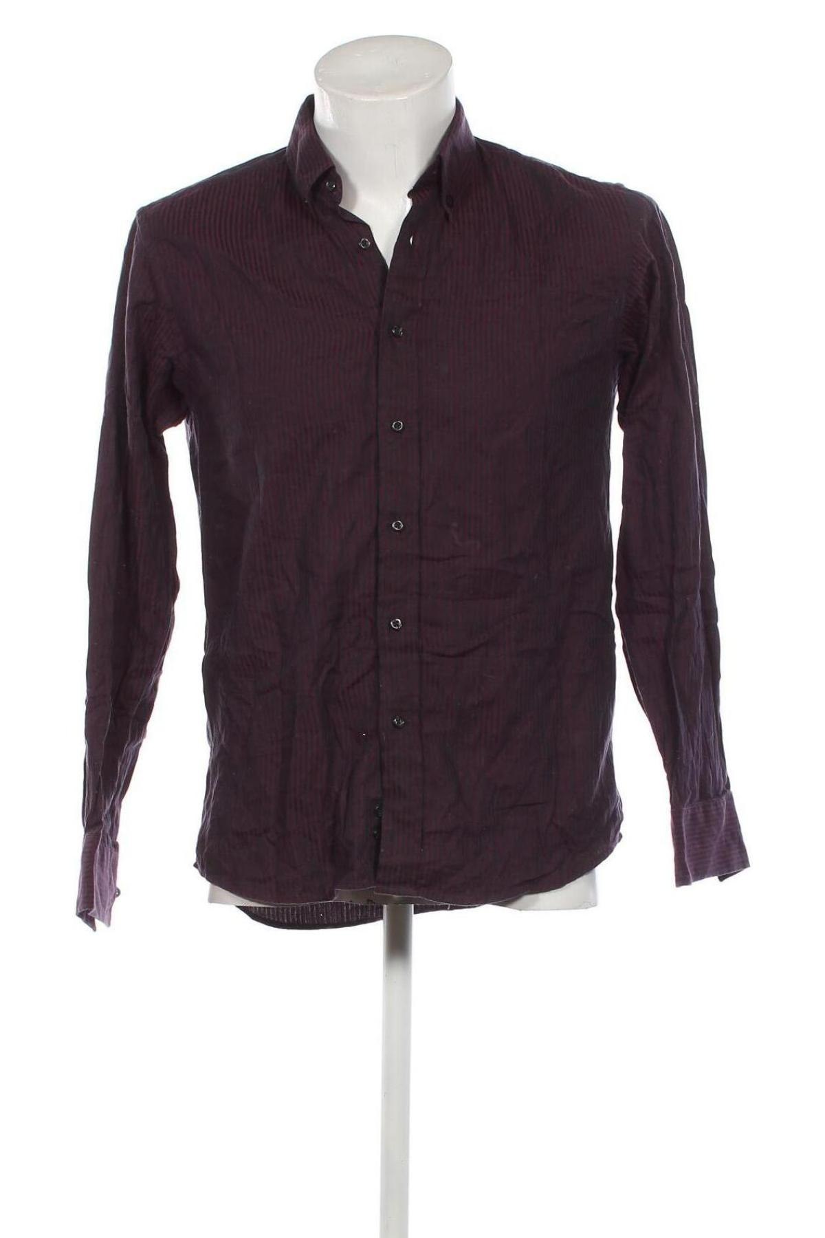 Ανδρικό πουκάμισο Easy Wear, Μέγεθος L, Χρώμα Βιολετί, Τιμή 8,41 €