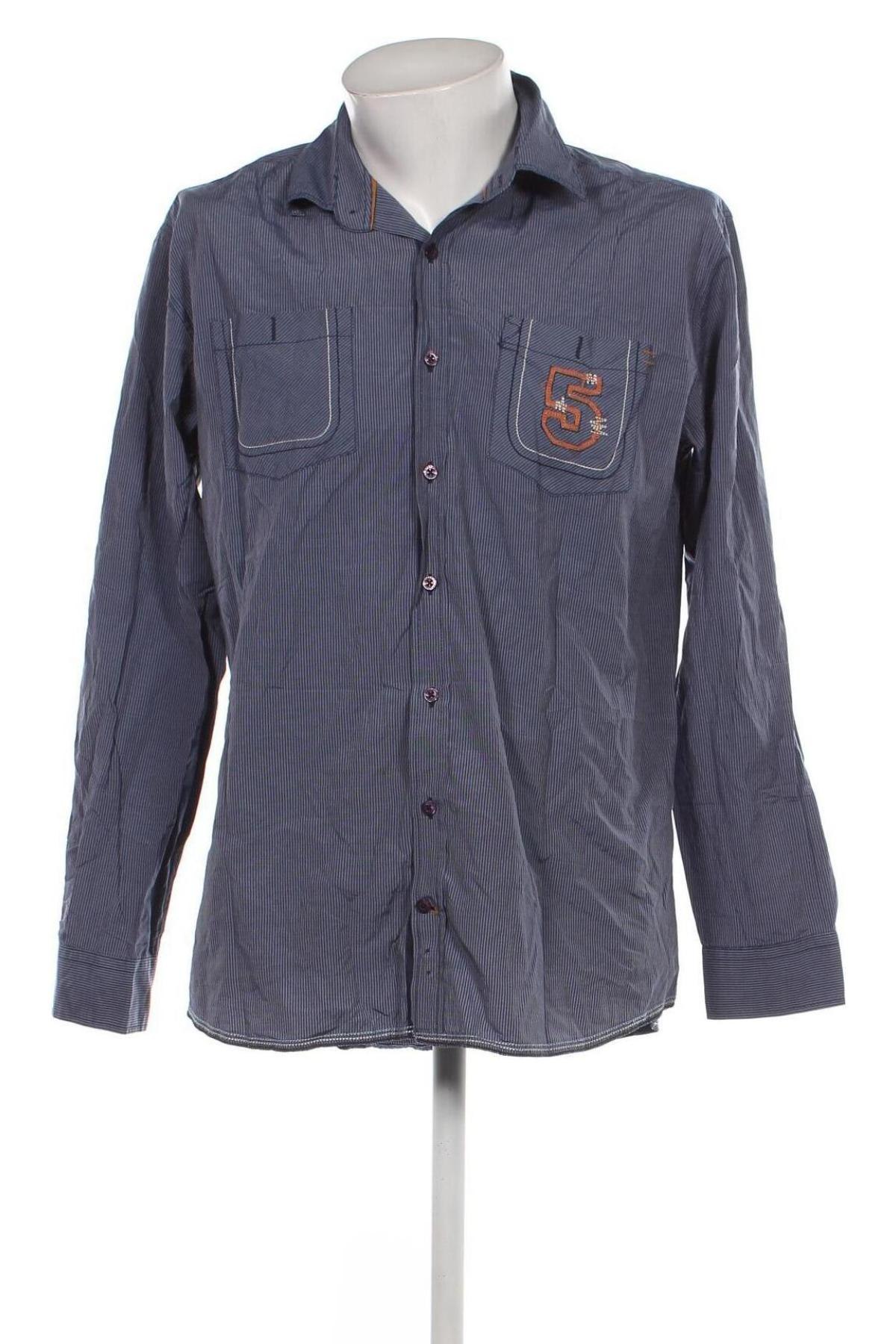 Ανδρικό πουκάμισο Engbers, Μέγεθος XL, Χρώμα Μπλέ, Τιμή 5,10 €