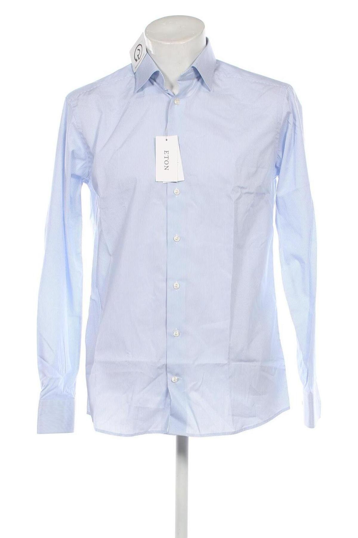 Ανδρικό πουκάμισο Eton, Μέγεθος L, Χρώμα Μπλέ, Τιμή 43,15 €