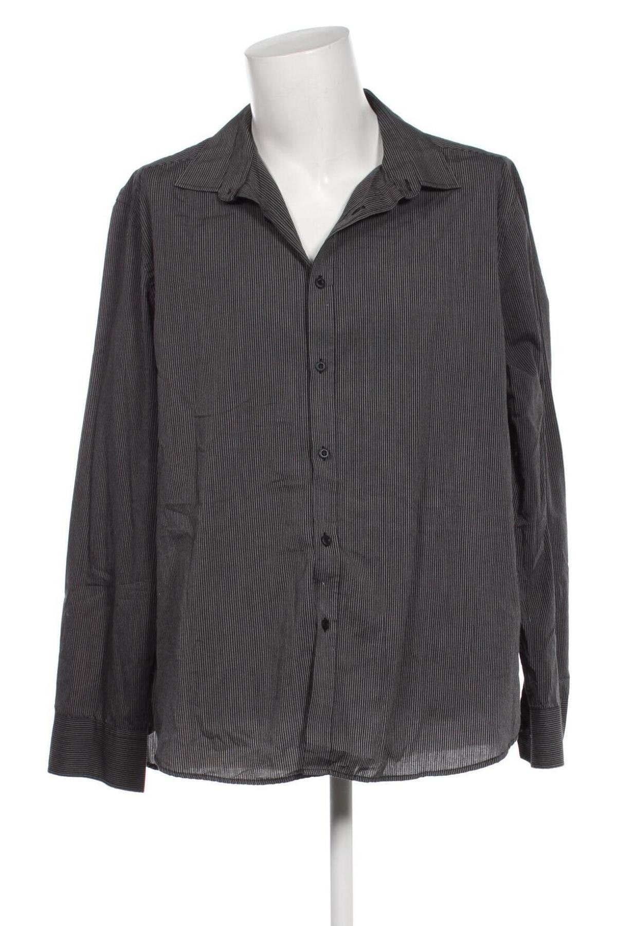 Ανδρικό πουκάμισο F&F, Μέγεθος XXL, Χρώμα Γκρί, Τιμή 4,31 €