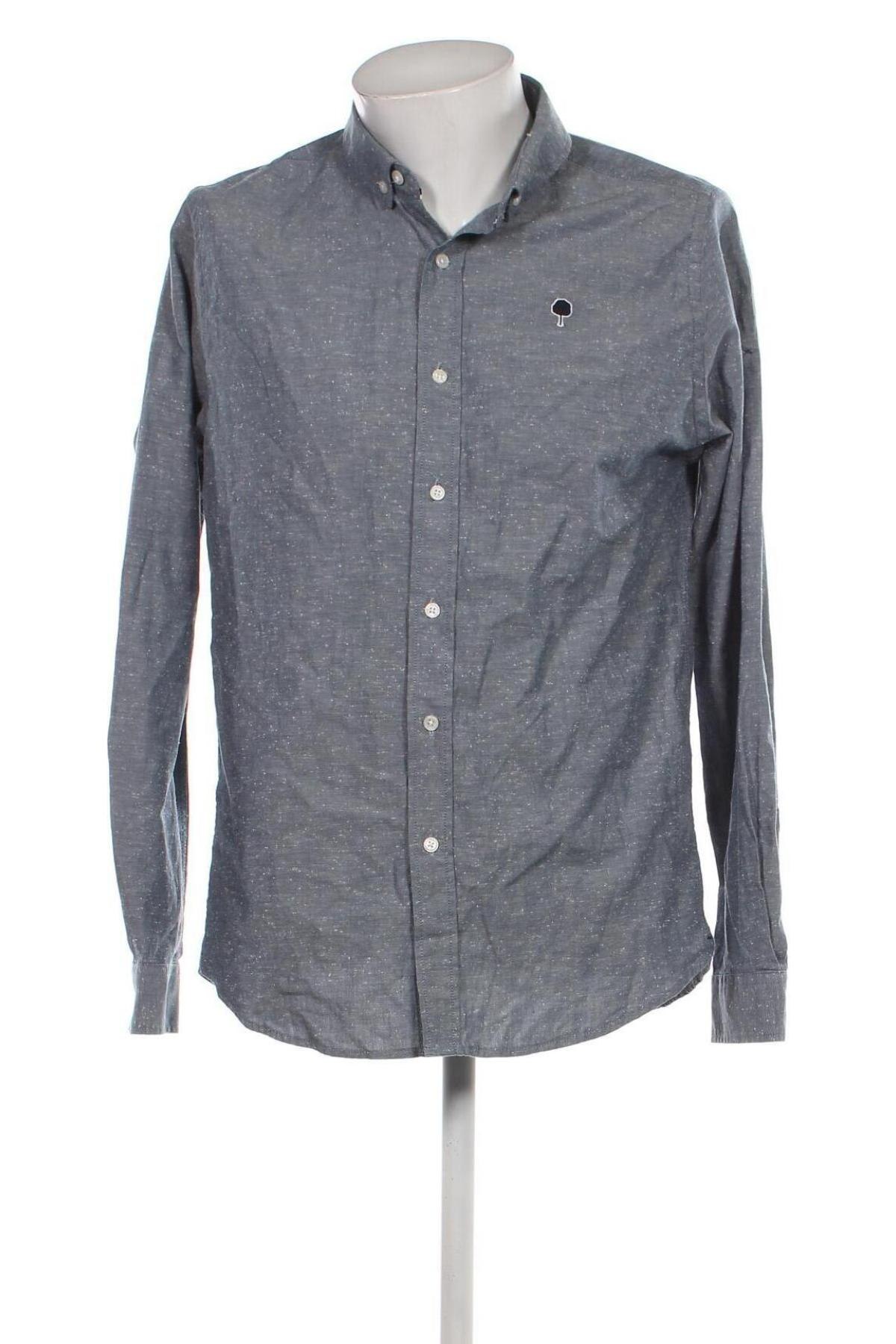 Ανδρικό πουκάμισο Faguo, Μέγεθος L, Χρώμα Μπλέ, Τιμή 33,00 €