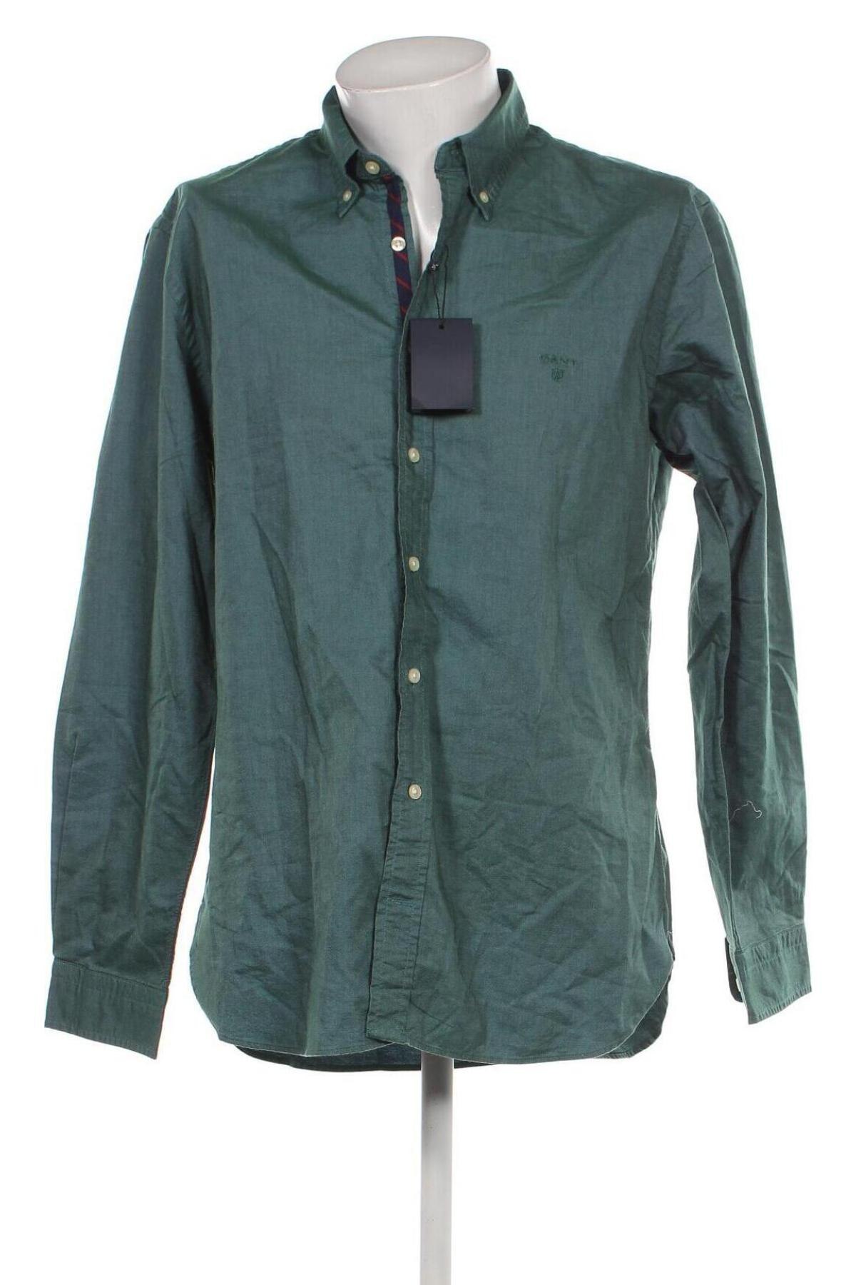 Herrenhemd Gant, Größe XL, Farbe Grün, Preis € 82,35