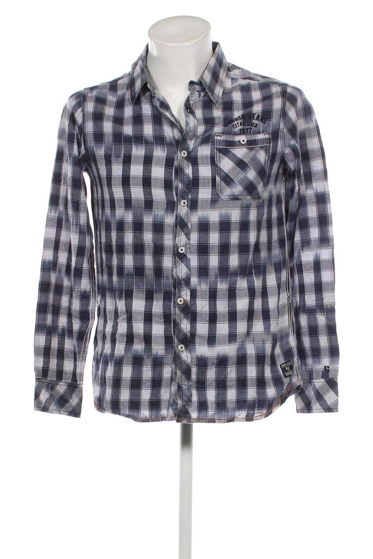 Ανδρικό πουκάμισο Garcia Jeans, Μέγεθος M, Χρώμα Πολύχρωμο, Τιμή 4,21 €