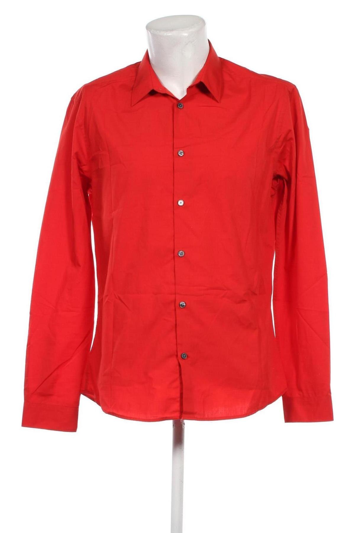 Pánska košeľa  H&M, Veľkosť L, Farba Červená, Cena  16,44 €