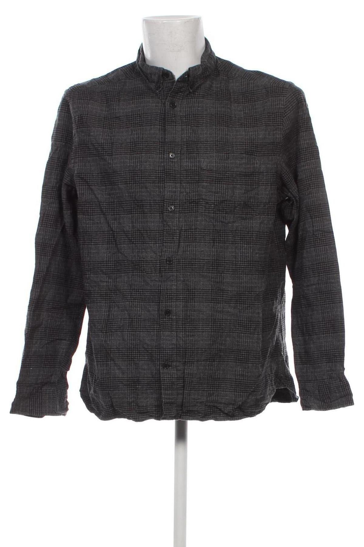 Ανδρικό πουκάμισο H&M L.O.G.G., Μέγεθος L, Χρώμα Πολύχρωμο, Τιμή 4,49 €
