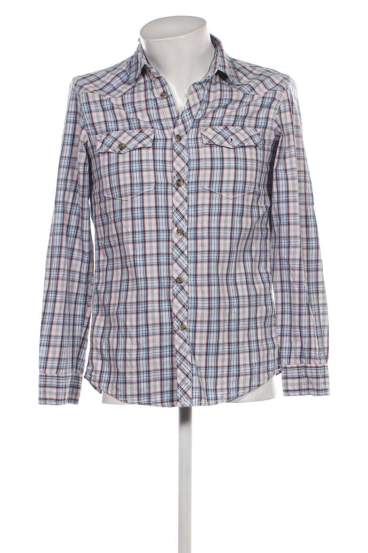 Herrenhemd H&M L.O.G.G., Größe S, Farbe Mehrfarbig, Preis 9,00 €