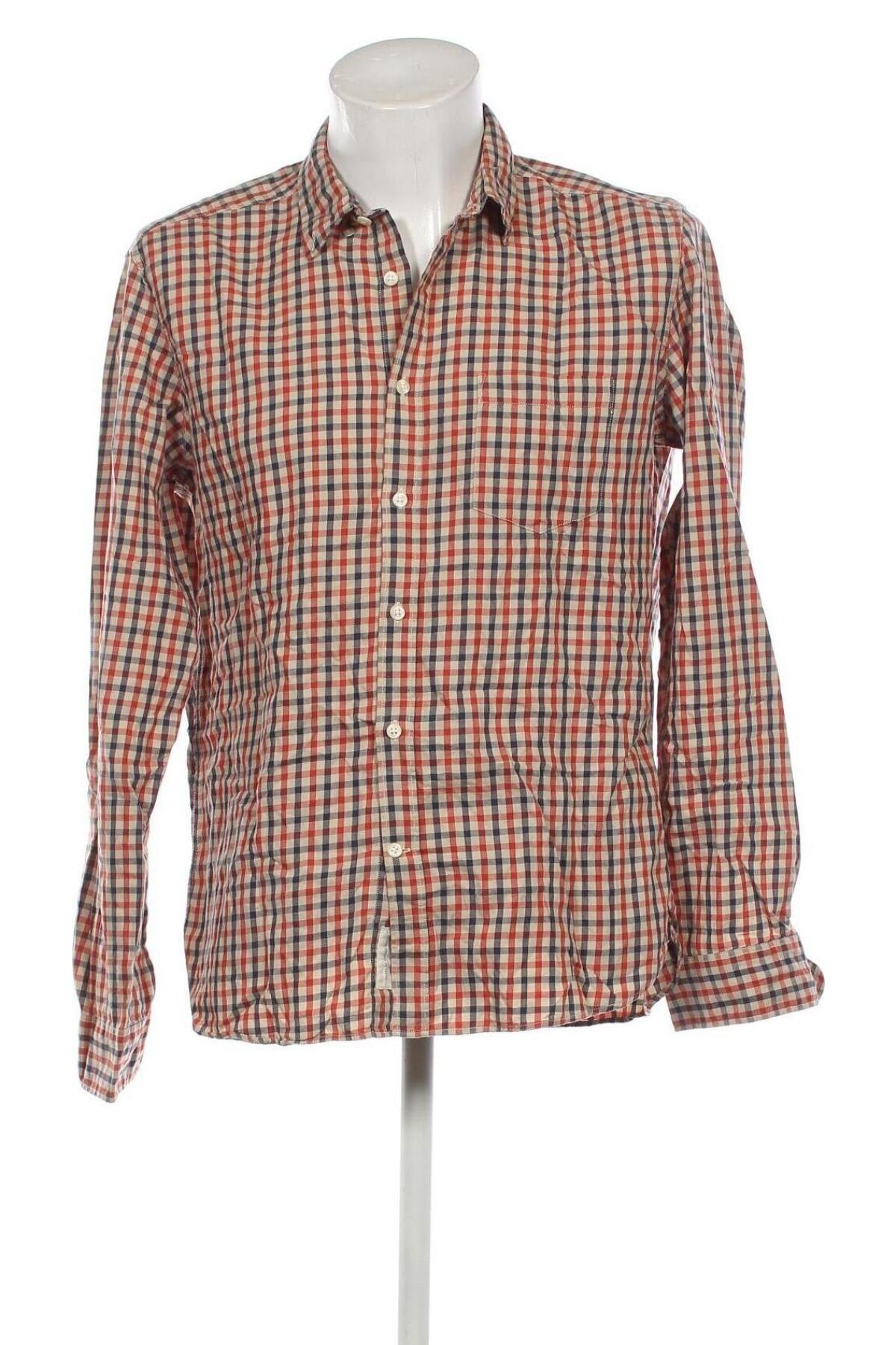 Ανδρικό πουκάμισο H&M L.O.G.G., Μέγεθος L, Χρώμα Πολύχρωμο, Τιμή 7,18 €