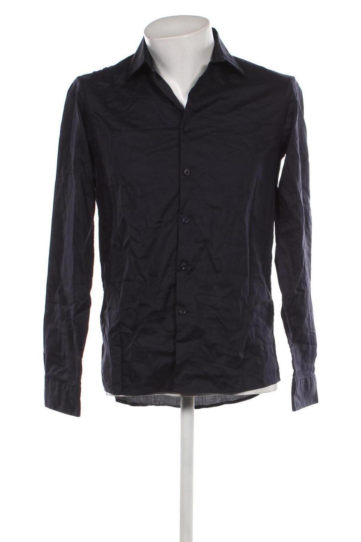 Ανδρικό πουκάμισο Hema, Μέγεθος S, Χρώμα Μπλέ, Τιμή 3,77 €