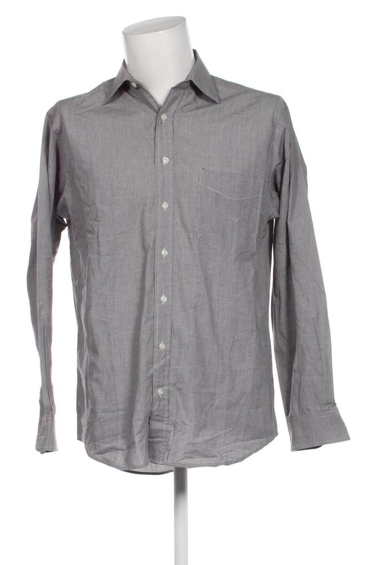 Ανδρικό πουκάμισο Henry Morell, Μέγεθος M, Χρώμα Γκρί, Τιμή 3,59 €