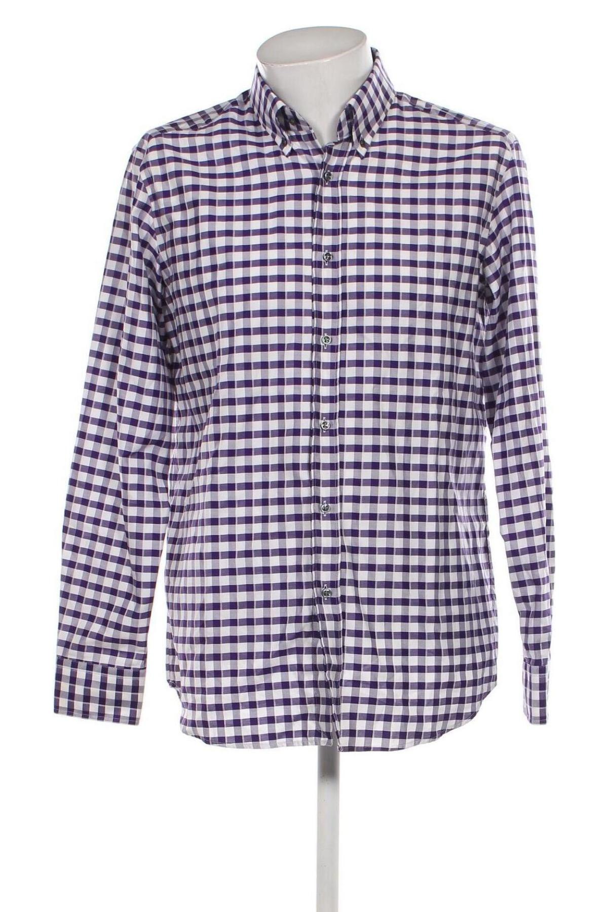 Ανδρικό πουκάμισο Hugo Boss, Μέγεθος XL, Χρώμα Πολύχρωμο, Τιμή 21,53 €