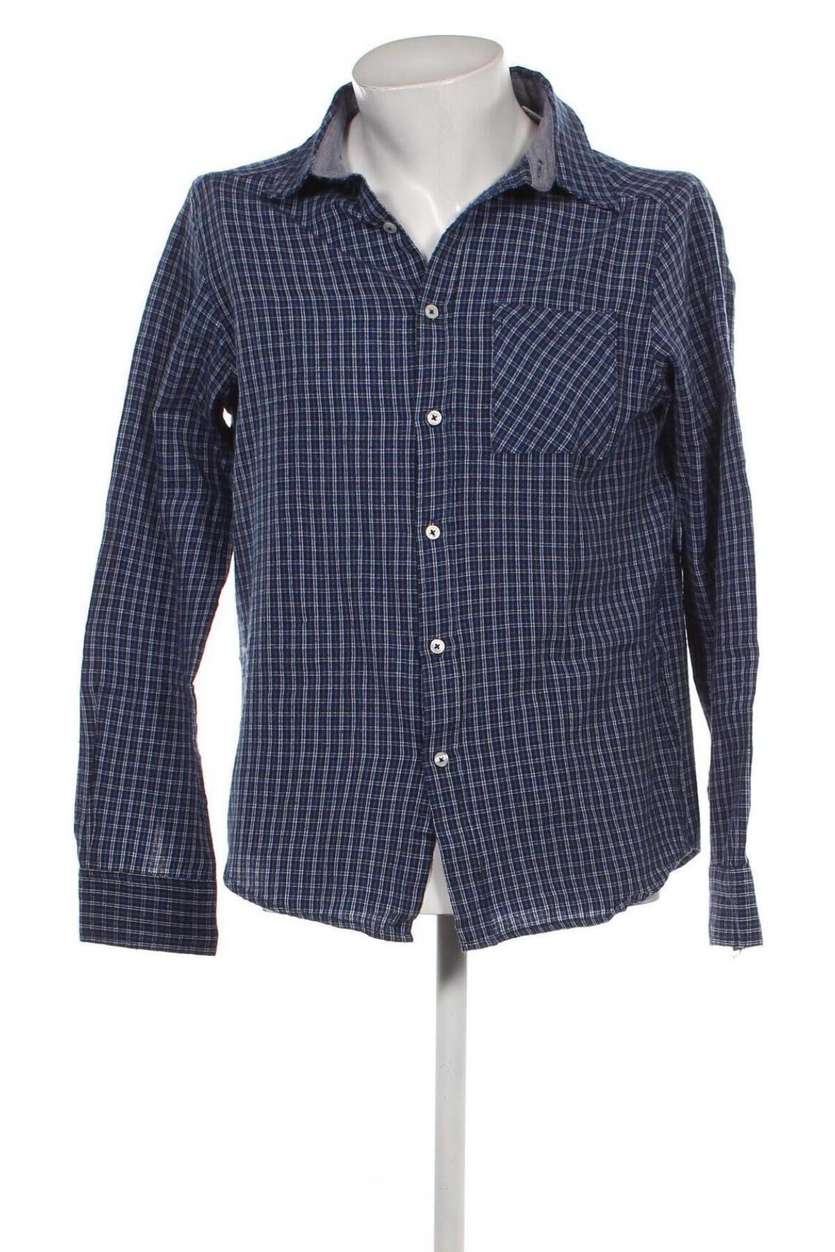 Ανδρικό πουκάμισο Identic, Μέγεθος M, Χρώμα Μπλέ, Τιμή 6,97 €
