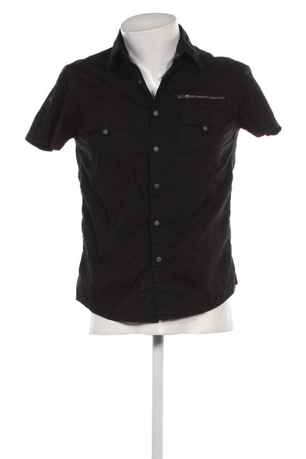 Herrenhemd Jack & Jones, Größe S, Farbe Schwarz, Preis 8,35 €