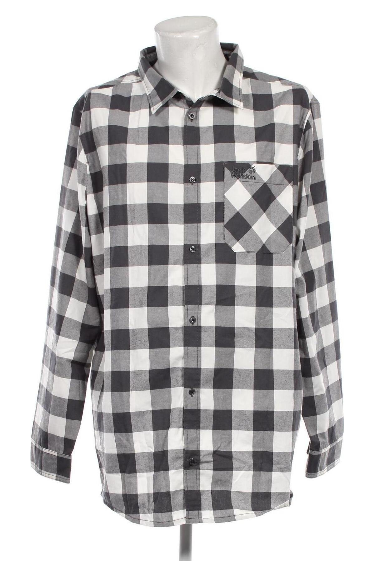 Ανδρικό πουκάμισο Jack Wolfskin, Μέγεθος XXL, Χρώμα Πολύχρωμο, Τιμή 27,90 €