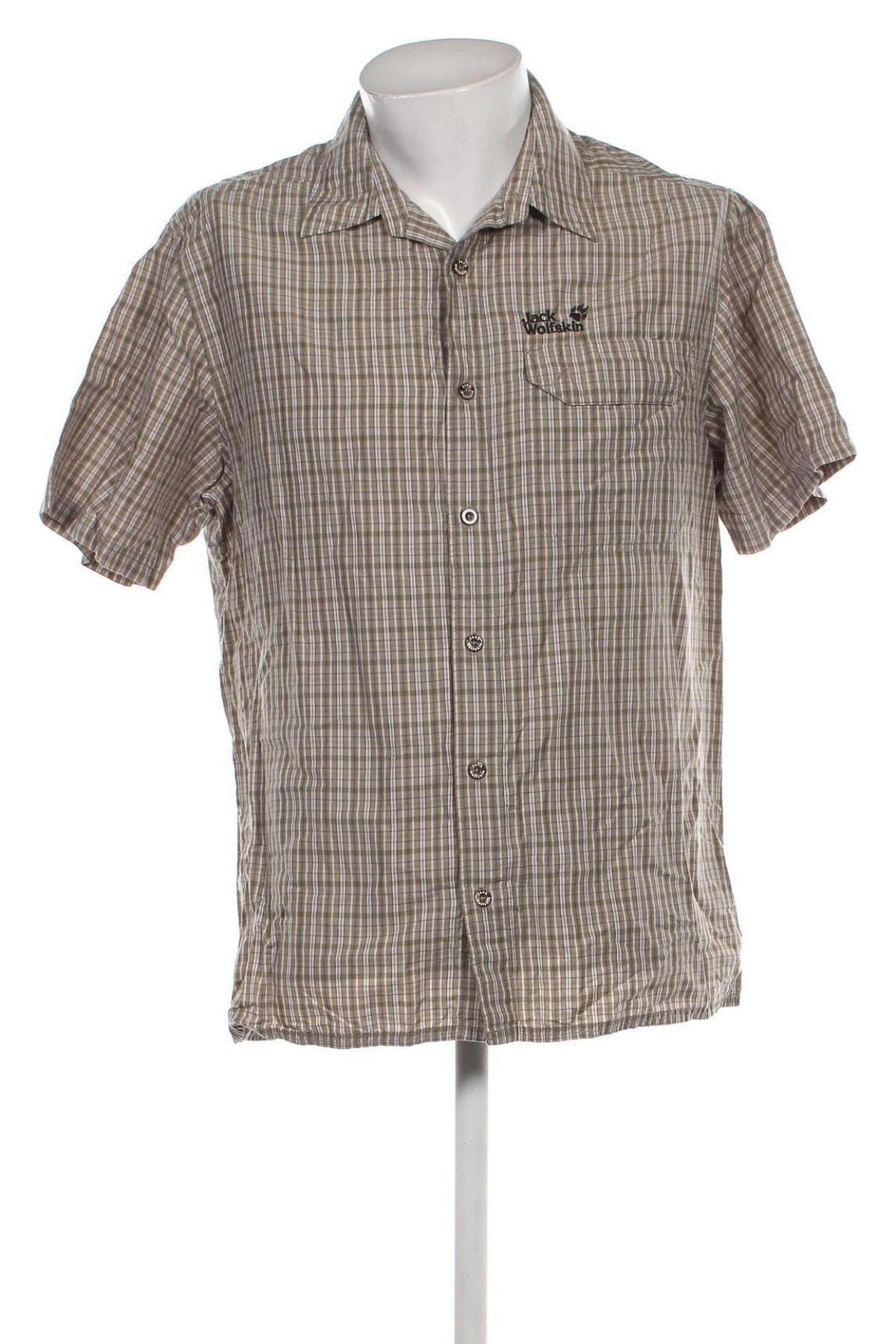Мъжка риза Jack Wolfskin, Размер L, Цвят Сив, Цена 48,88 лв.