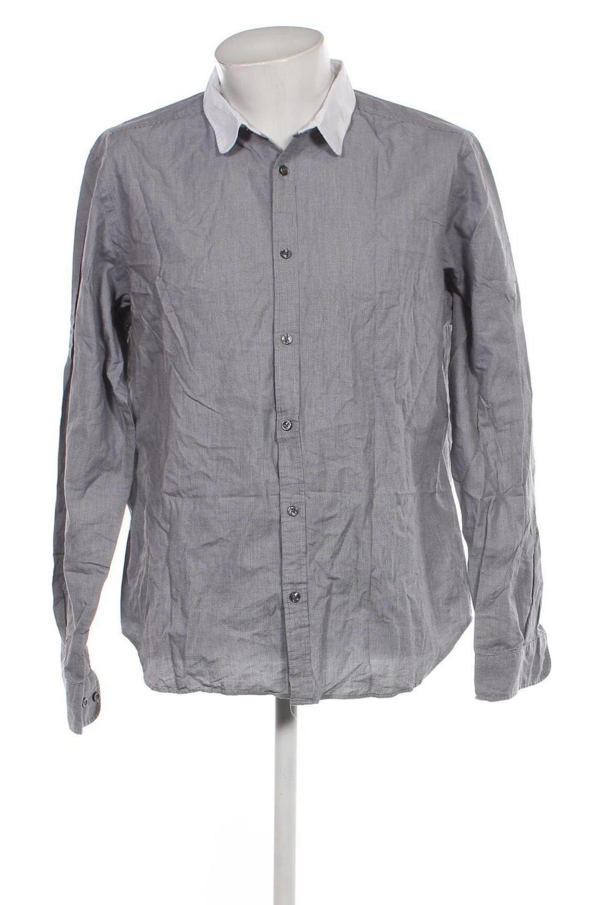 Ανδρικό πουκάμισο John Lewis, Μέγεθος XXL, Χρώμα Γκρί, Τιμή 7,15 €