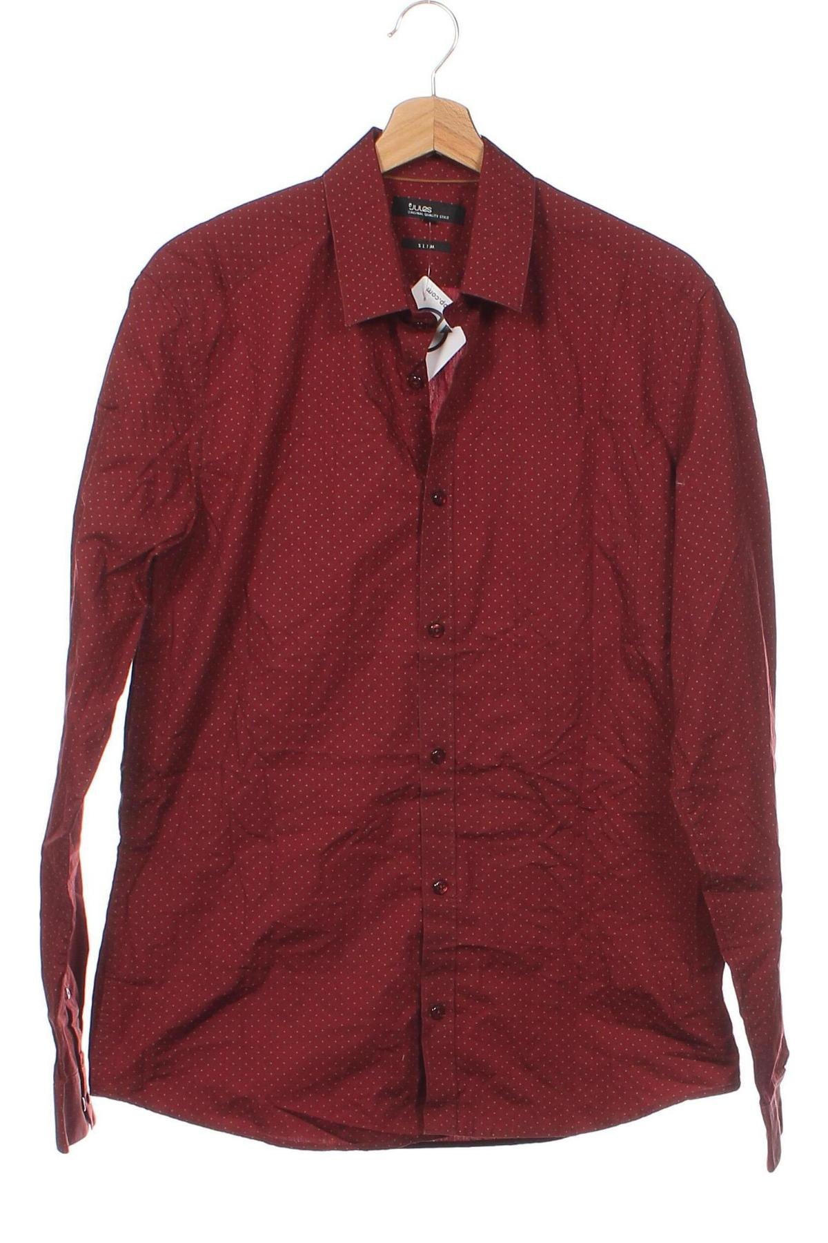 Ανδρικό πουκάμισο Jules, Μέγεθος L, Χρώμα Κόκκινο, Τιμή 17,94 €