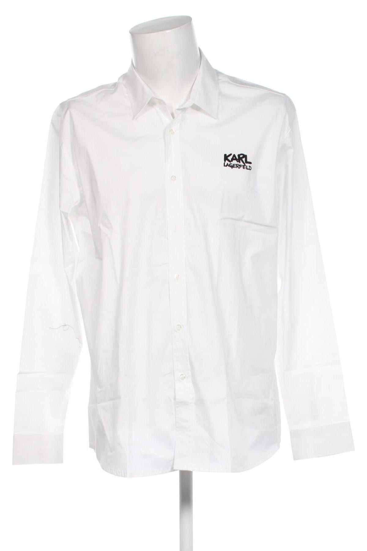Ανδρικό πουκάμισο Karl Lagerfeld, Μέγεθος XL, Χρώμα Λευκό, Τιμή 111,34 €