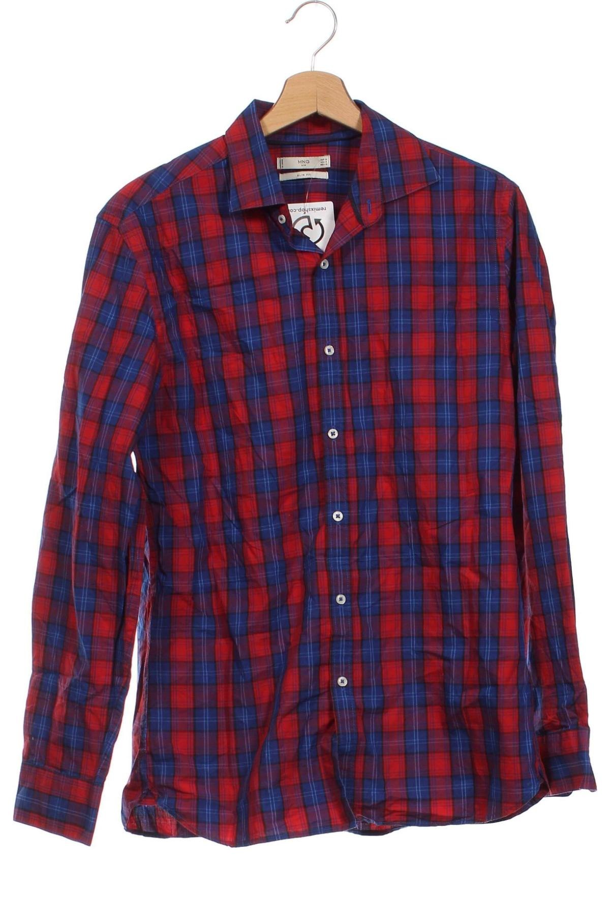 Ανδρικό πουκάμισο Mango, Μέγεθος M, Χρώμα Πολύχρωμο, Τιμή 6,31 €