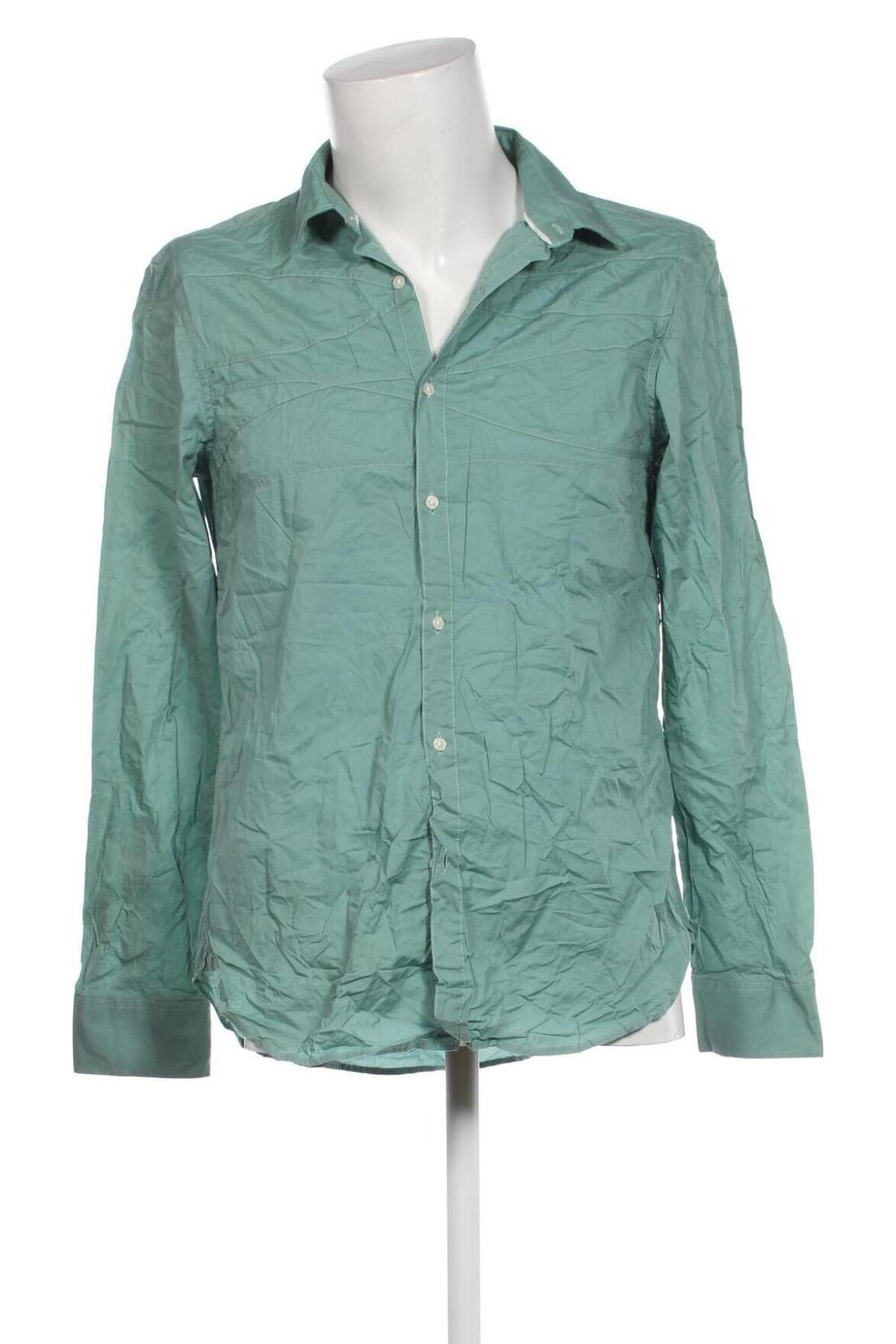 Ανδρικό πουκάμισο Mexx, Μέγεθος L, Χρώμα Πράσινο, Τιμή 19,05 €