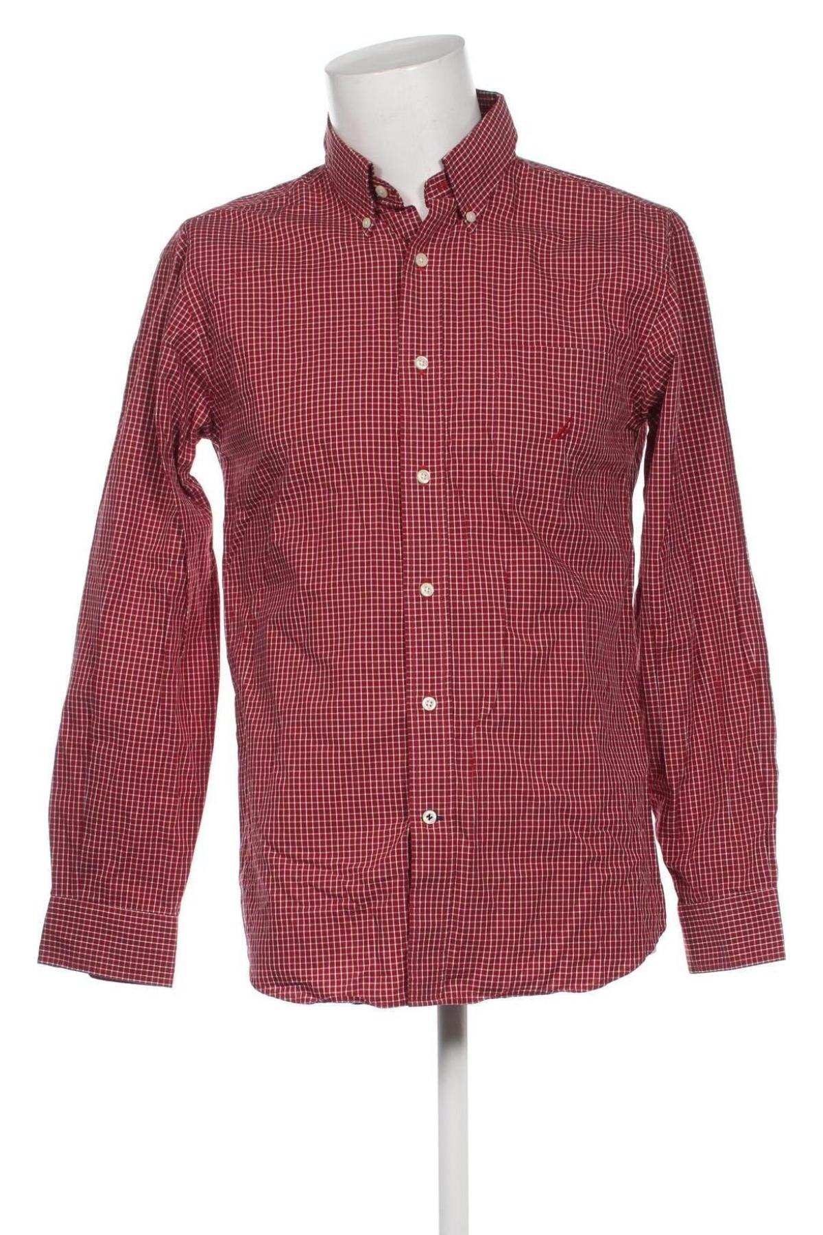 Herrenhemd Nautica, Größe L, Farbe Rot, Preis 25,64 €