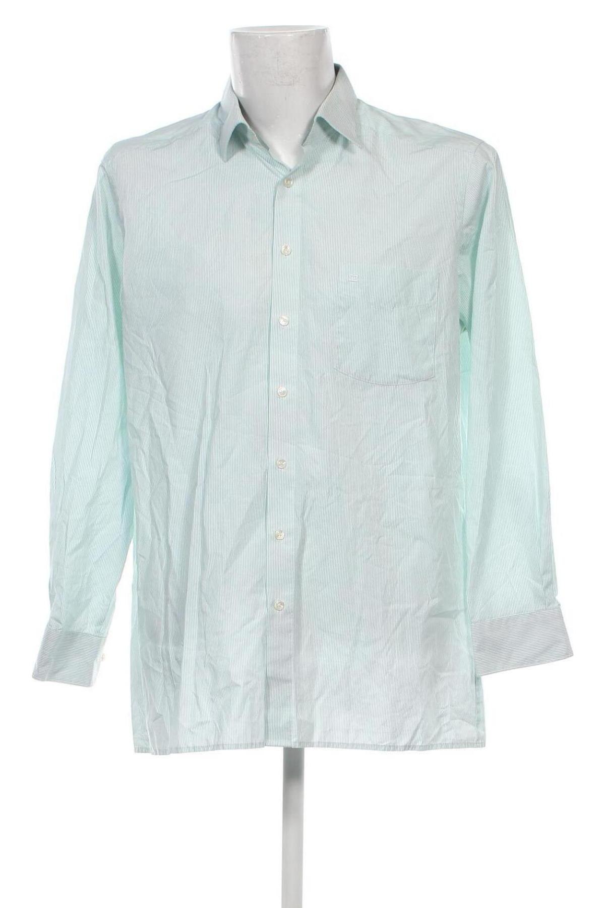 Ανδρικό πουκάμισο Olymp, Μέγεθος XL, Χρώμα Πράσινο, Τιμή 14,97 €