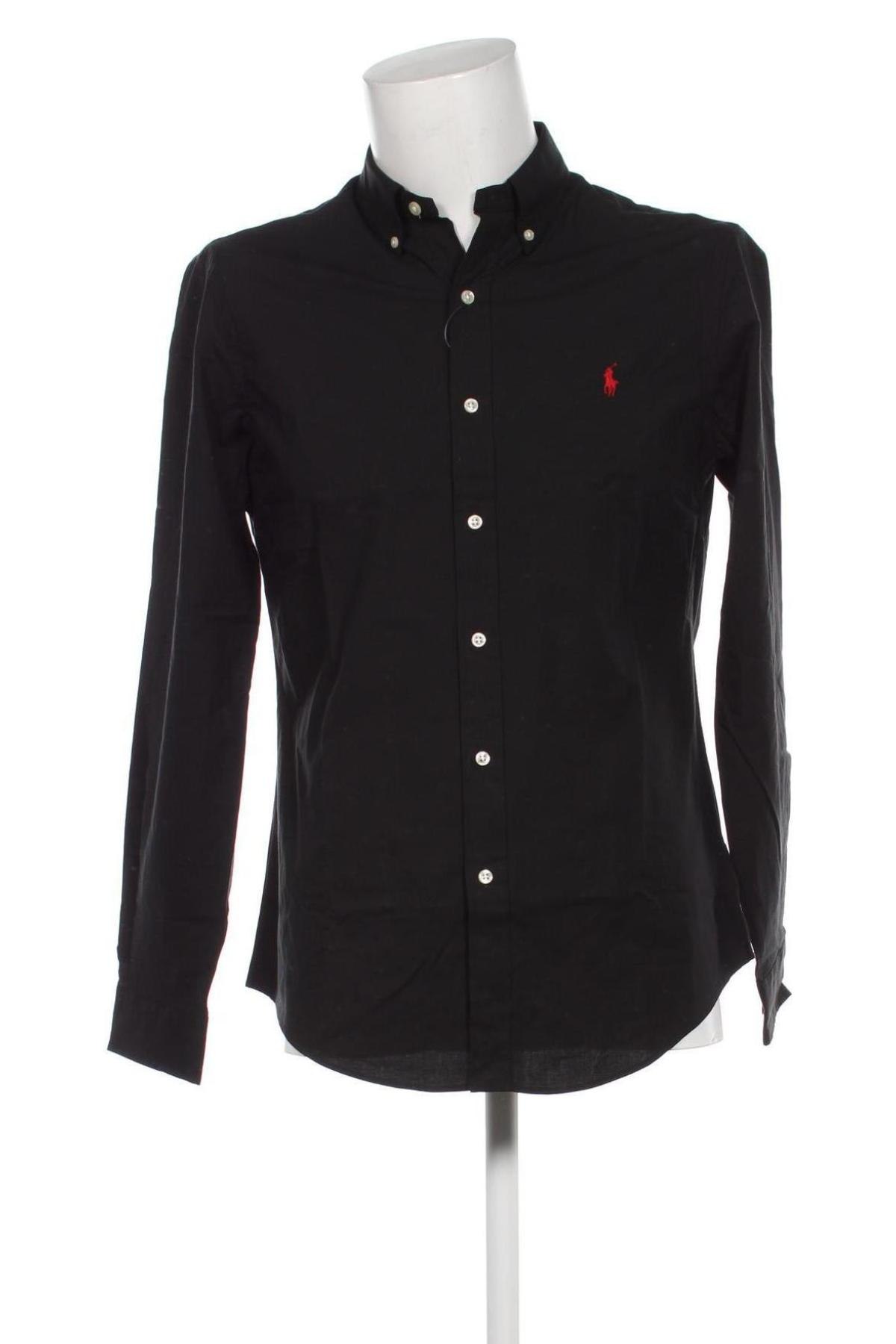 Herrenhemd Polo By Ralph Lauren, Größe M, Farbe Schwarz, Preis 112,89 €