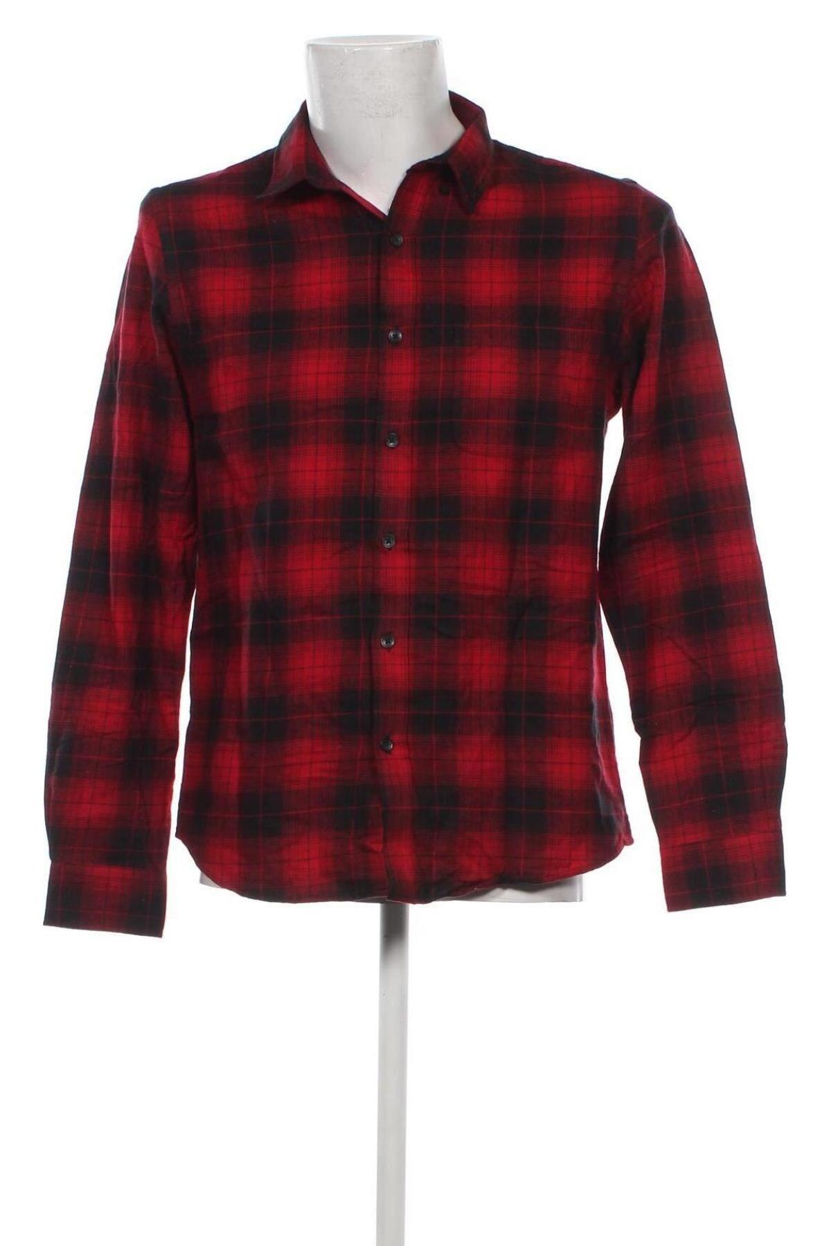 Ανδρικό πουκάμισο Primark, Μέγεθος M, Χρώμα Κόκκινο, Τιμή 3,95 €
