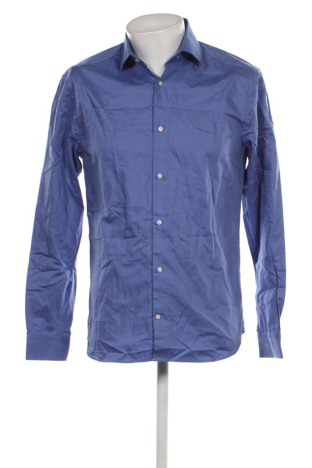 Ανδρικό πουκάμισο Riley, Μέγεθος L, Χρώμα Μπλέ, Τιμή 21,03 €