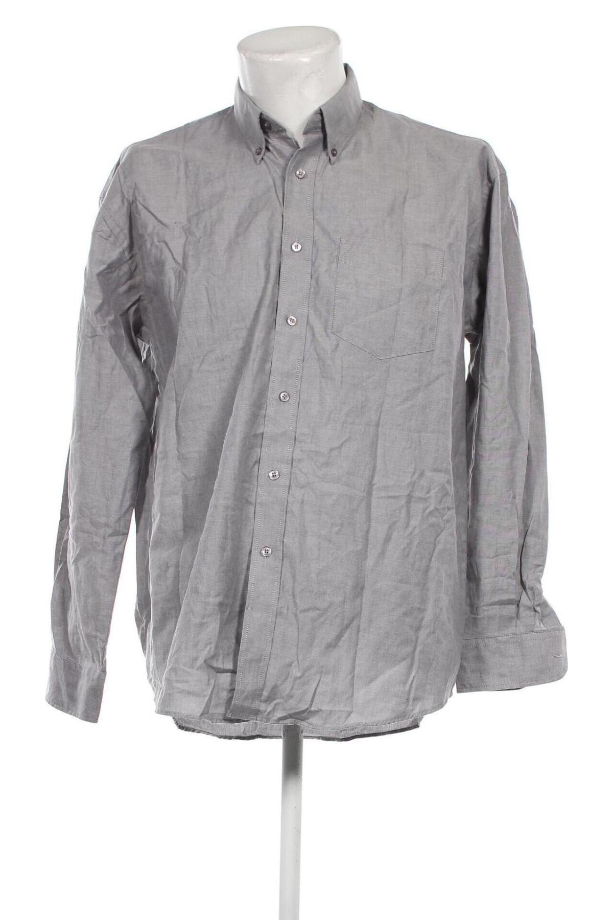 Мъжка риза Russell Collection, Размер L, Цвят Сив, Цена 9,86 лв.