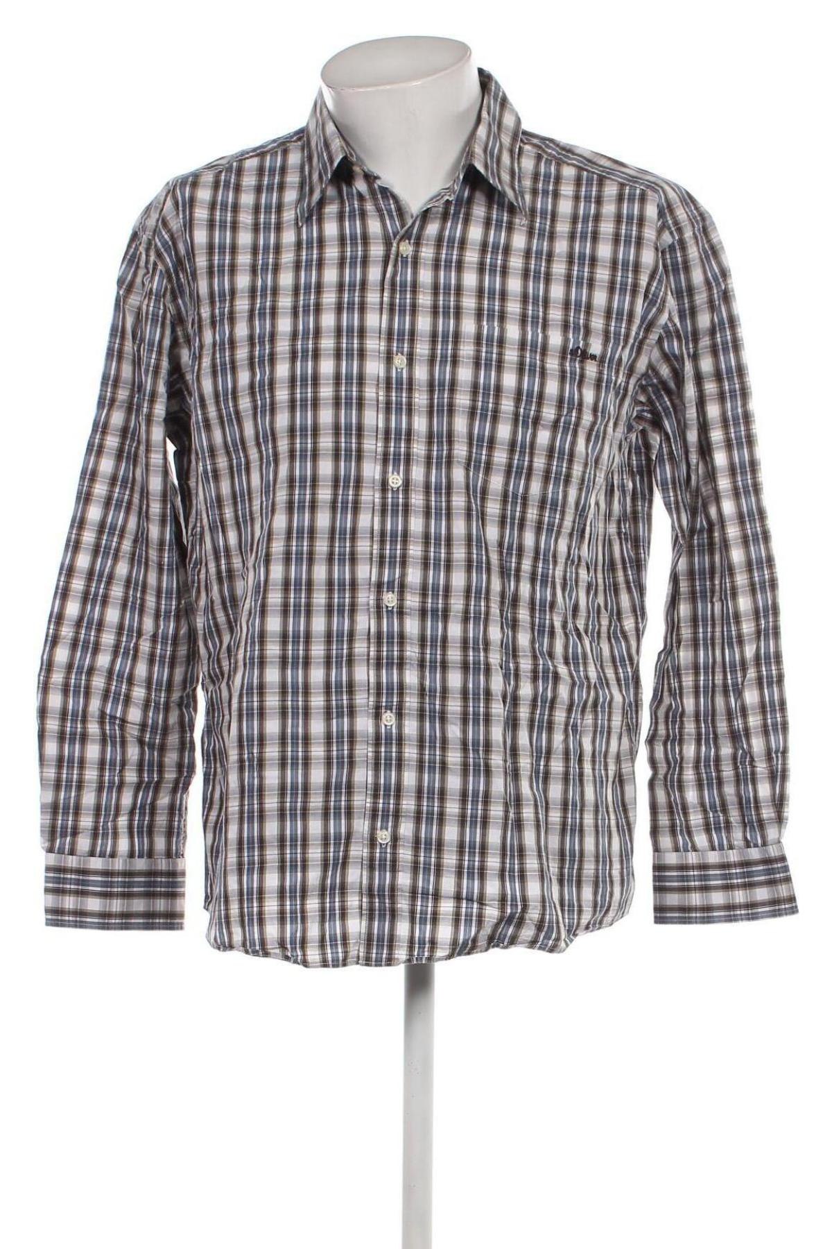 Ανδρικό πουκάμισο S.Oliver, Μέγεθος L, Χρώμα Πολύχρωμο, Τιμή 7,15 €