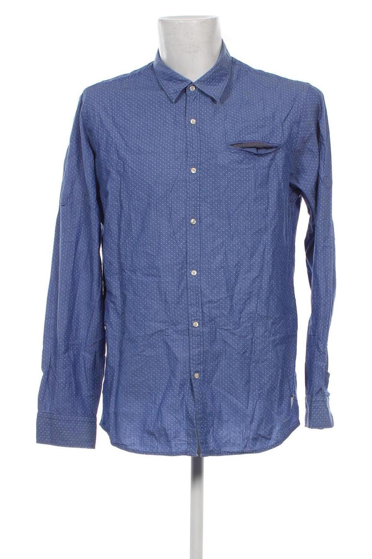 Ανδρικό πουκάμισο Scotch & Soda, Μέγεθος XXL, Χρώμα Μπλέ, Τιμή 42,68 €