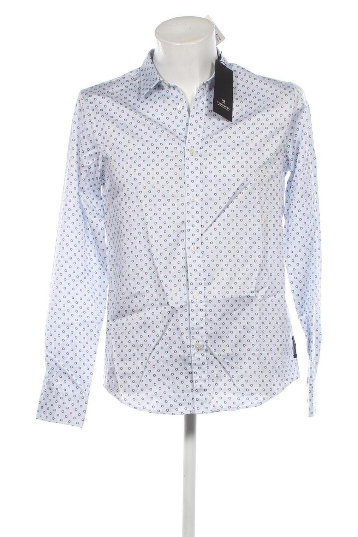 Ανδρικό πουκάμισο Scotch & Soda, Μέγεθος M, Χρώμα Μπλέ, Τιμή 82,99 €