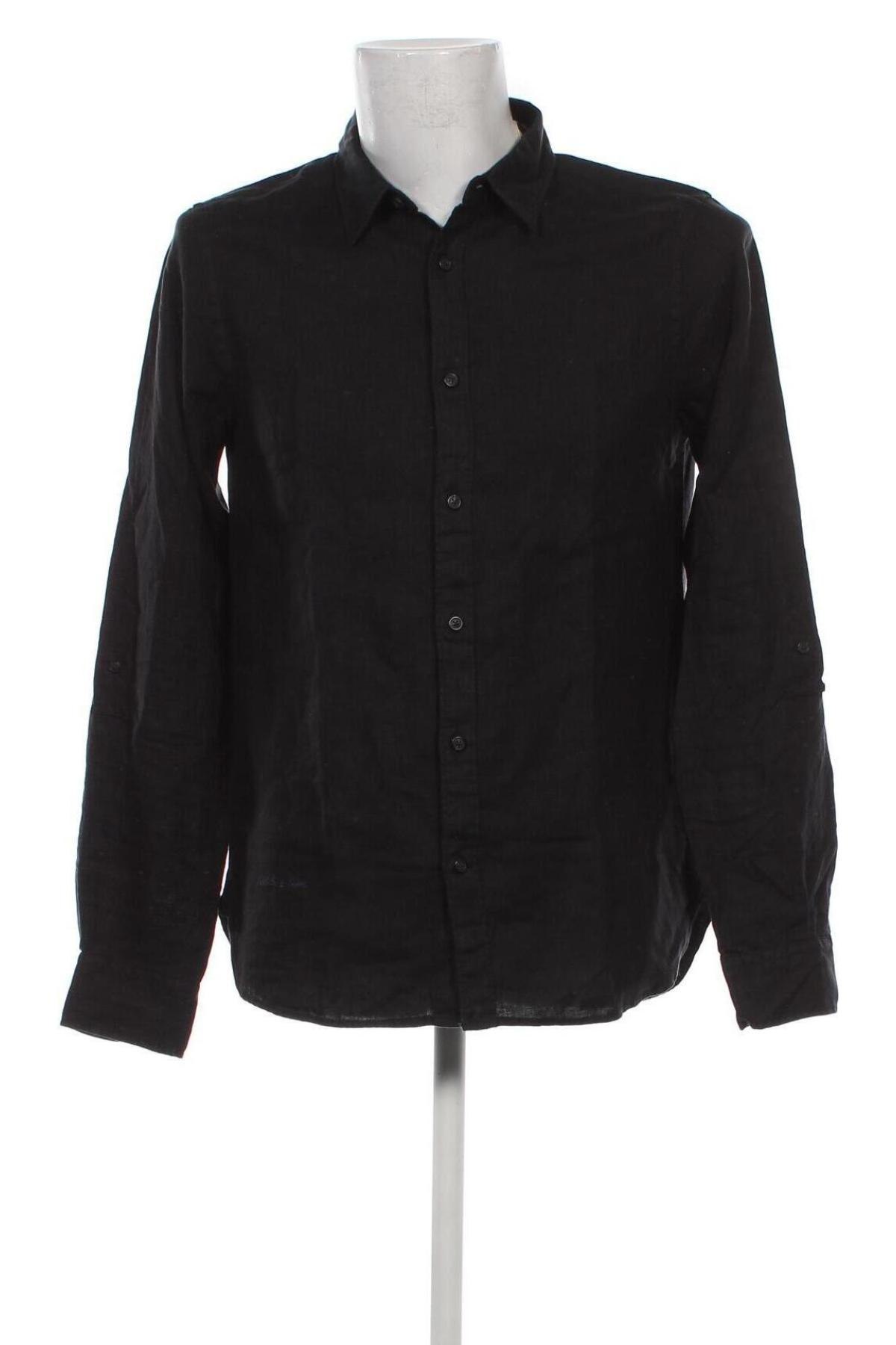 Ανδρικό πουκάμισο Scotch & Soda, Μέγεθος M, Χρώμα Μαύρο, Τιμή 47,30 €