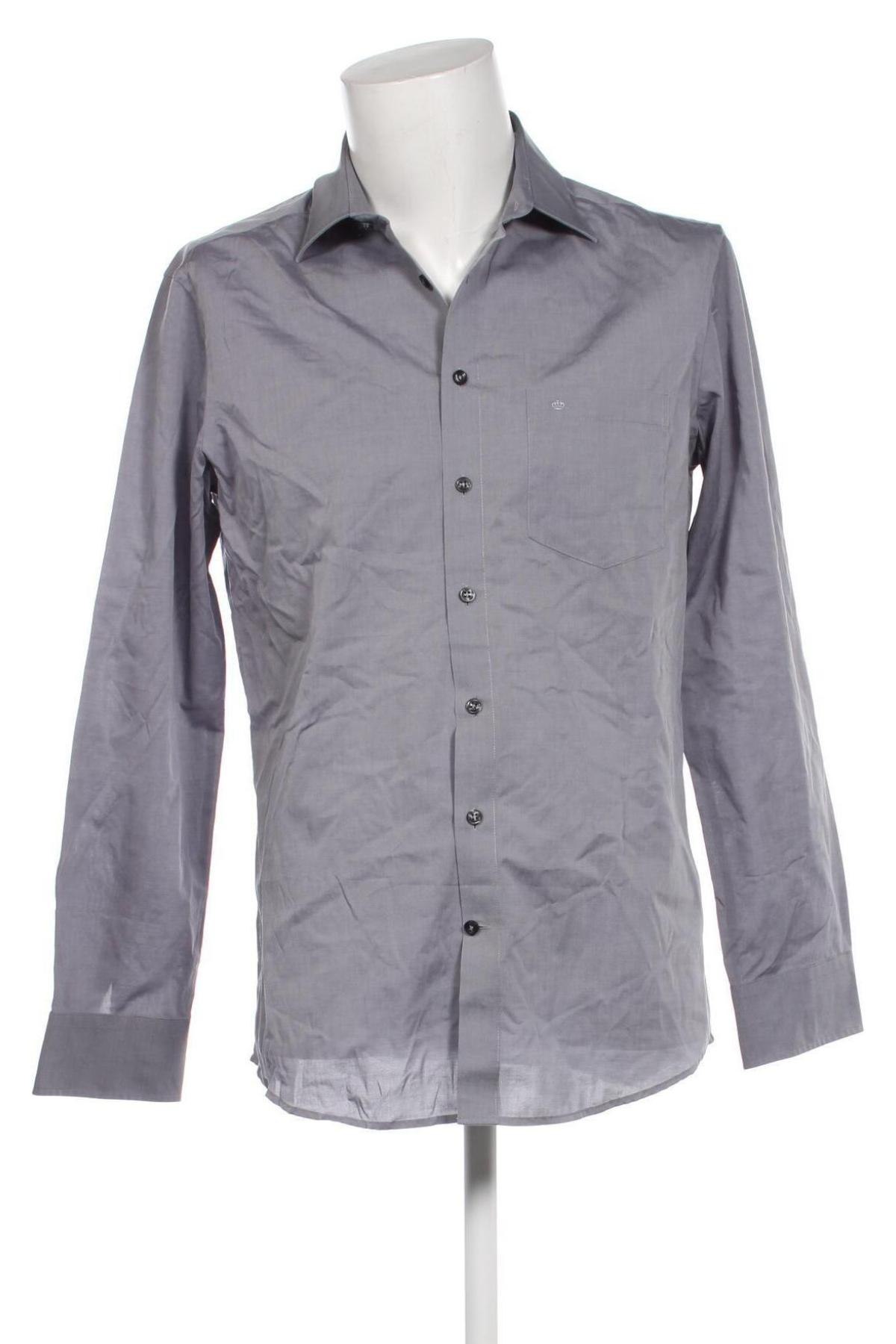 Мъжка риза Seidensticker, Размер M, Цвят Сив, Цена 5,10 лв.