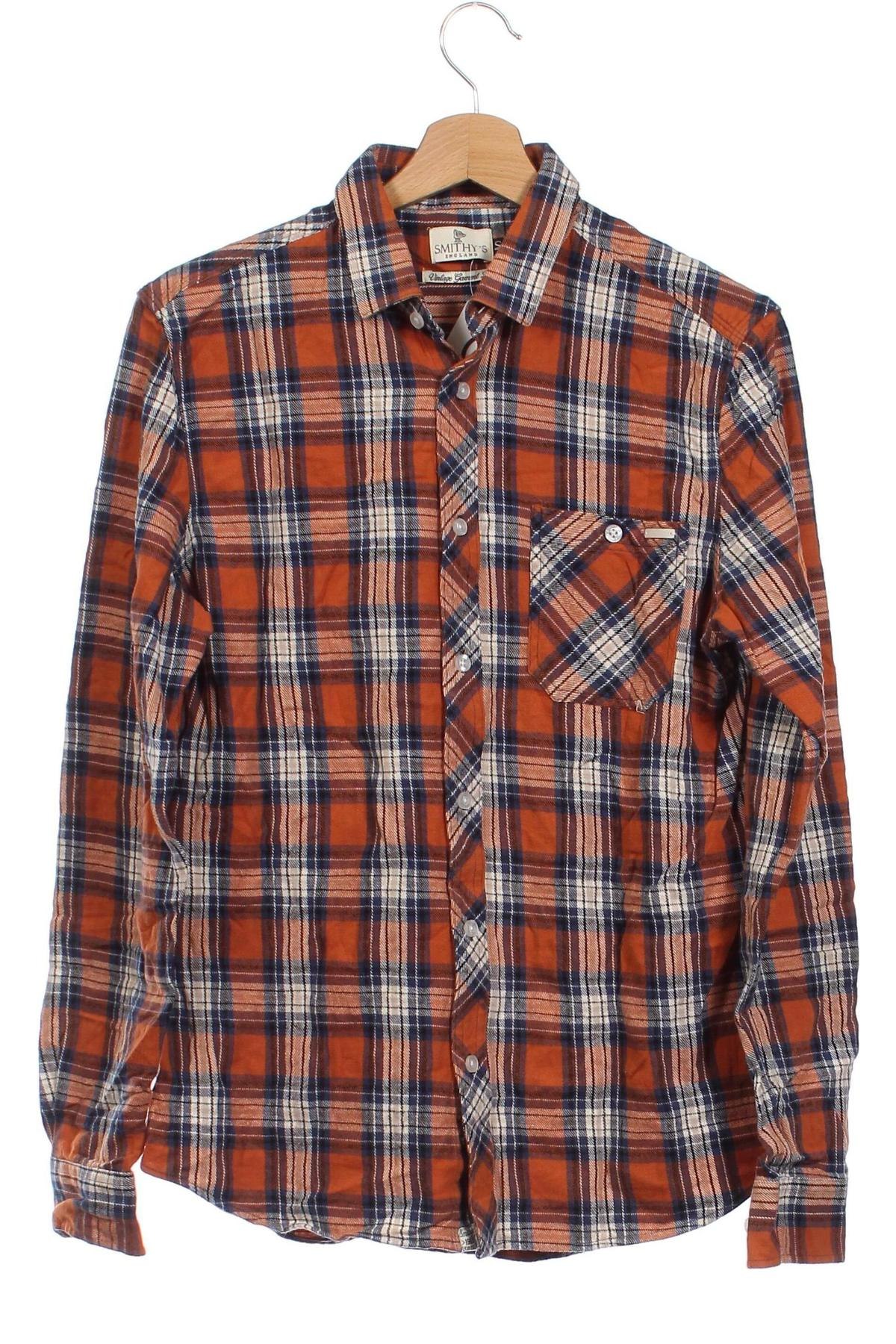 Ανδρικό πουκάμισο Smithy's England, Μέγεθος S, Χρώμα Πολύχρωμο, Τιμή 4,21 €