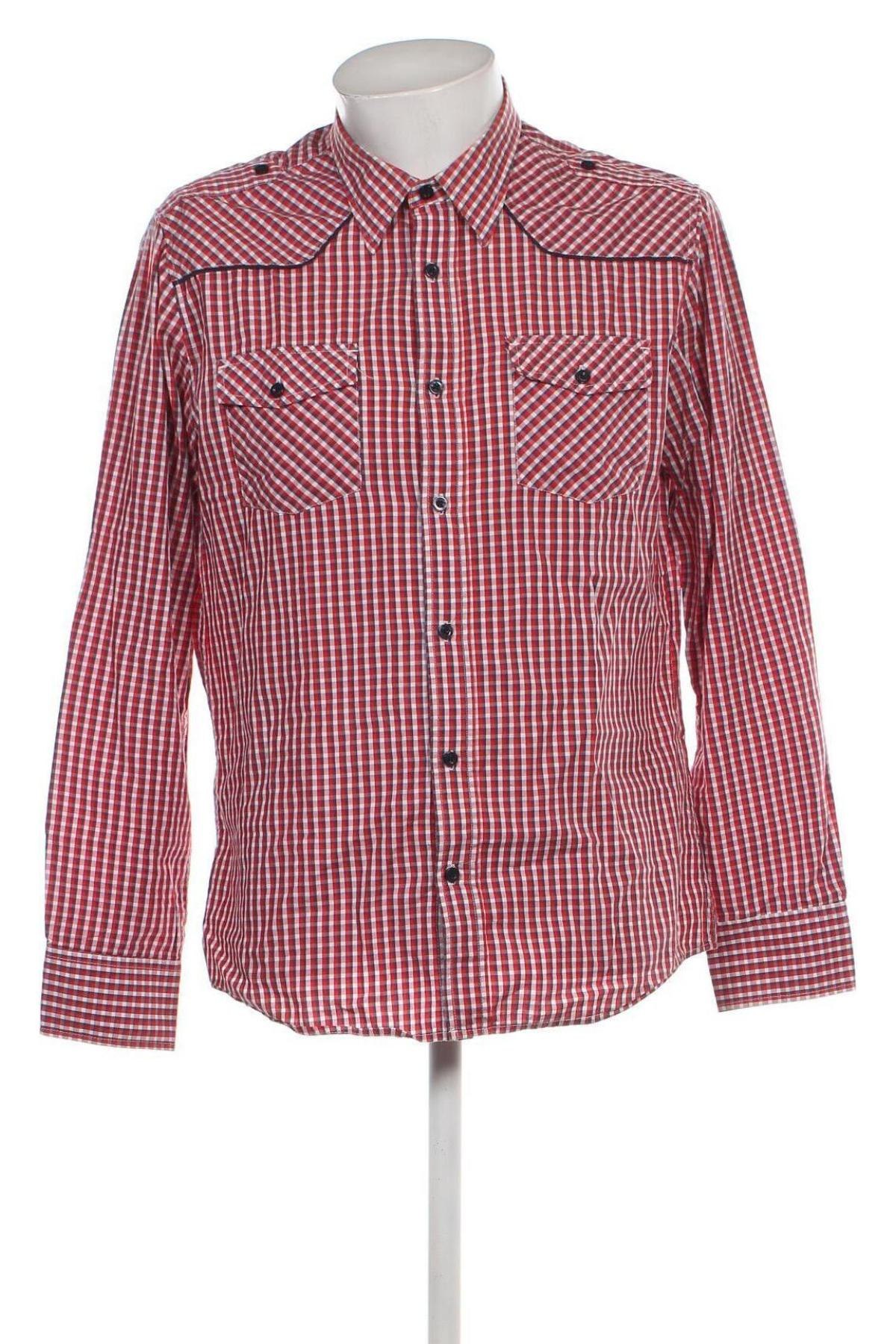 Мъжка риза Smog, Размер XL, Цвят Червен, Цена 14,08 лв.